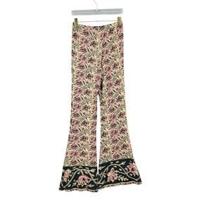 Chaser NWT Casual Multicolor Flowy Floral Printed Flare Pants